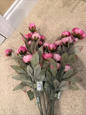 Michaels Pink Artificial Peony Stem Bundle